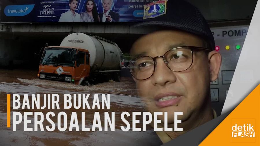 Anies Bakal Tindak Tegas Petugas yang Tak Responsif soal Banjir!