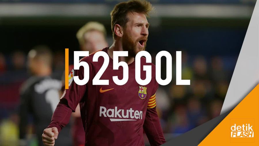 Messi Samai Rekor Gol 40 Tahun