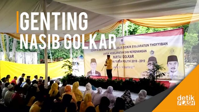 Diguyur Hujan, Acara Zikir dan Doa Bersama di DPP Golkar Bubar
