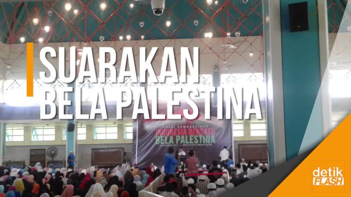 Sejumlah Tokoh Orasi Bela Palestina di Masjid Pondok Indah
