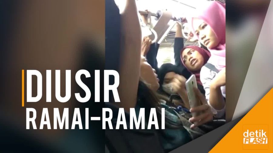 Viral Video Pelaku Pelecehan Seksual Diusir dari KRL