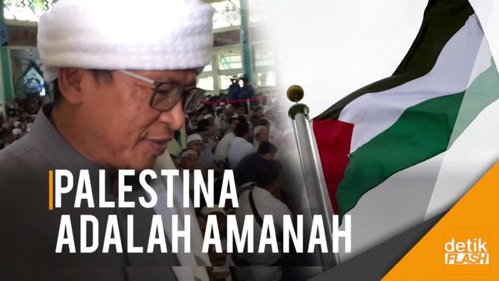 Pesan Adem Aa Gym di Balik Kesewenangan Trump Terhadap Palestina