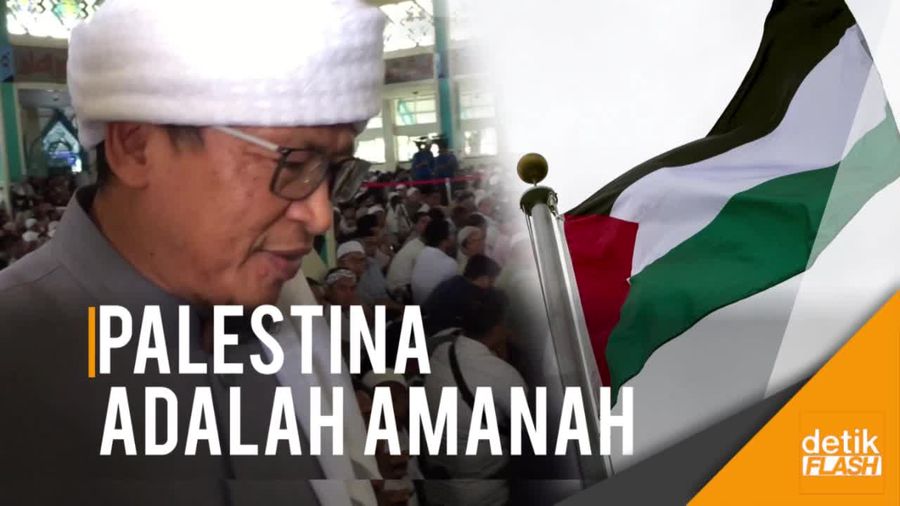 Pesan Adem Aa Gym di Balik Kesewenangan Trump Terhadap Palestina