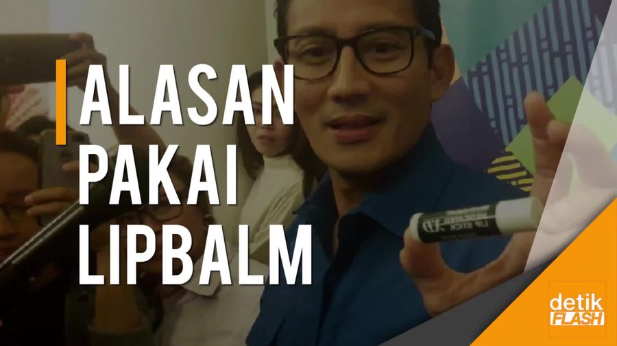 Sandiaga Buka-bukaan Soal Lip Balm