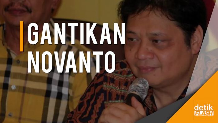 Airlangga Hartarto Gantikan Novanto Sebagai Ketua Umum Golkar