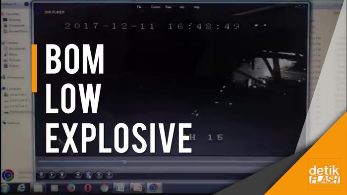 CCTV Saat Paket Bom Meledak