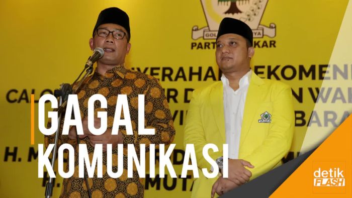 Golkar Cabut Dukungan ke Ridwan Kamil