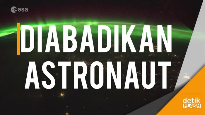 Memukau! Cantiknya Aurora Borealis Dilihat dari Ruang Angkasa