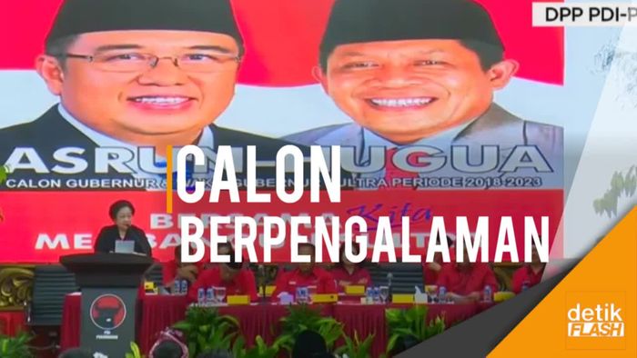 Asrun-Hugua Jadi Andalan PDIP dalam Pilgub Sultra