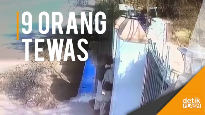 Rekaman CCTV Teror Bom Gereja di Pakistan
