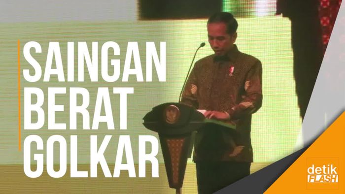 Ketika Jokowi Bicara Persaingan PDIP dan Golkar di Hadapan Megawati