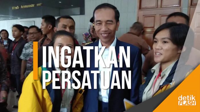 Jokowi Ingatkan agar Grup-grup Besar di Partai Golkar Solid