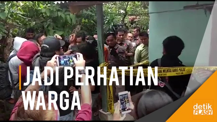 Warga Sesaki Prarekonstruksi Pembunuhan Sales Cantik Nindy