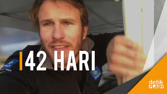 Warga Prancis Pecahkan Rekor Berlayar Keliling Dunia