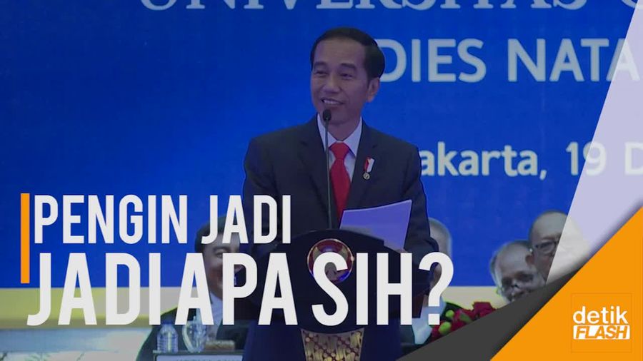 Jokowi Kenang Masa Kuliah, Cerita soal Cita-cita yang Tak Kesampaian