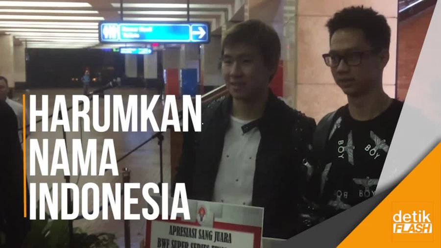 Tiba di Tanah Air, Kevin/Marcus Disambut Bonus Rp 150 Juta