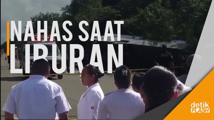 Bus Turis Kecelakaan di Meksiko, 12 Orang Tewas