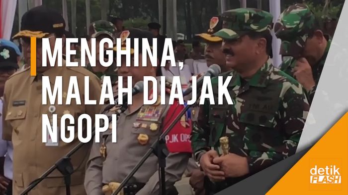 Panglima TNI Berniat Ajak Ngopi Penghina Istrinya   