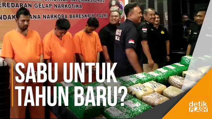 Polri Gagalkan Penyelundupan 100 Kg Sabu Jaringan Malaysia