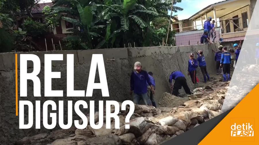 Warga Rela Rumahnya Digeser demi Normalisasi Kali Pulo, Asal...
