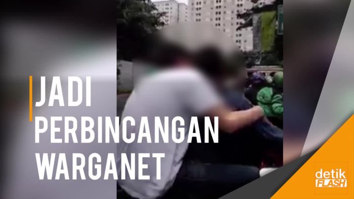 Video 2 Pria Bermesraan di Jalan Jadi Perbincangan di Medsos