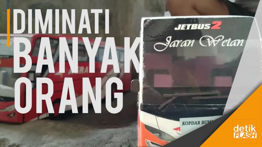 Small is Sexy, Siswa SMK Blitar Ini Ciptakan Miniatur Bus Unik
