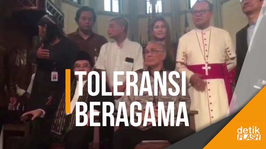 Kunjungi Gereja Katedral, UKP-PIP Ingin Kembalikan Tradisi Toleransi 