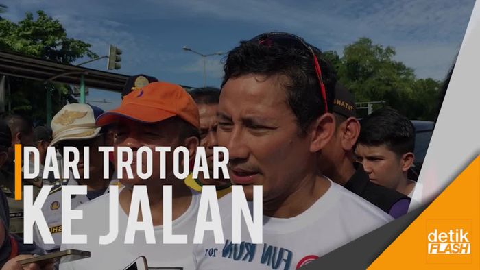Pindahkan PKL Tanah Abang ke Jalan, Sandi Jaga Lapangan Pekerjaan