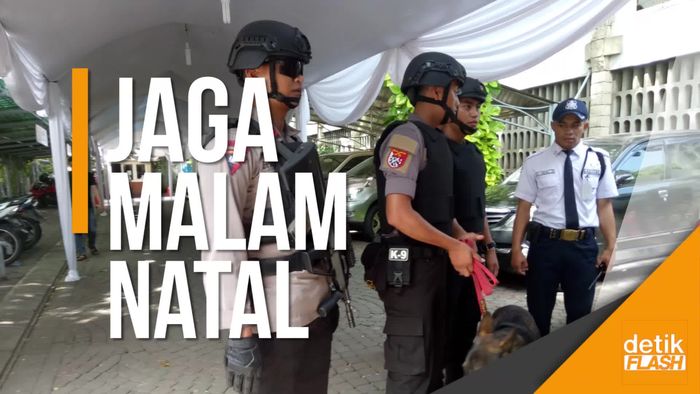 Misa Malam Natal Pertama Dimulai, Aparat Keamanan Disiagakan