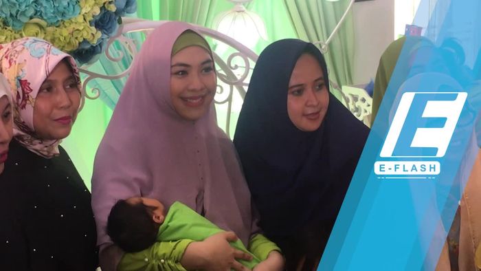 Oki Setiana Dewi Gelar Akikah Anak Ketiga
