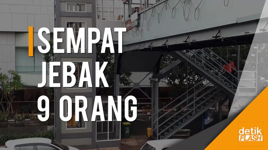 Lift di JPO Basuki Rahmat Sudah Diperbaiki