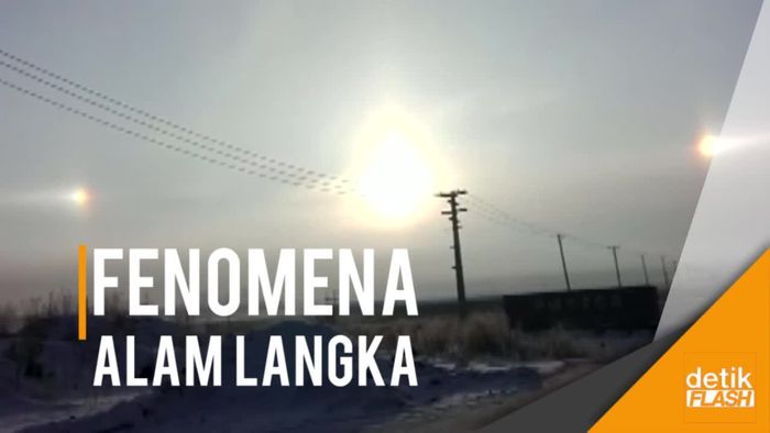 Tiga Matahari Muncul di Langit China