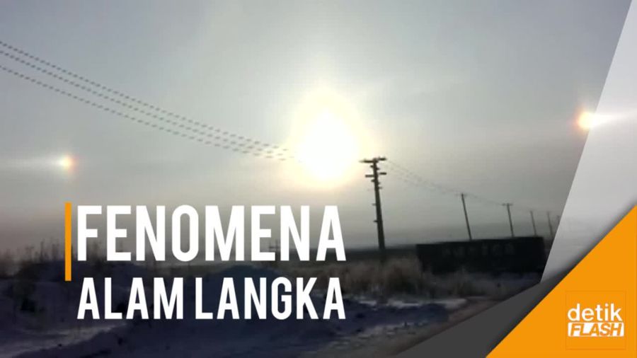 Tiga Matahari Muncul di Langit China