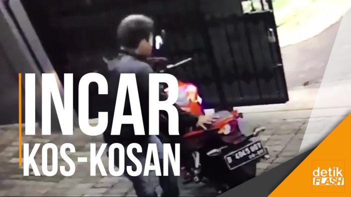 Aksi Pencurian Motor Sport di Matraman Terekam CCTV