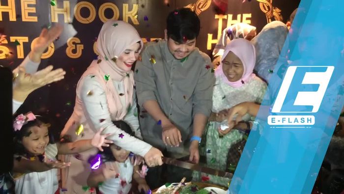 Aldilla Beri Kejutan Ulang Tahun untuk Indra Bekti