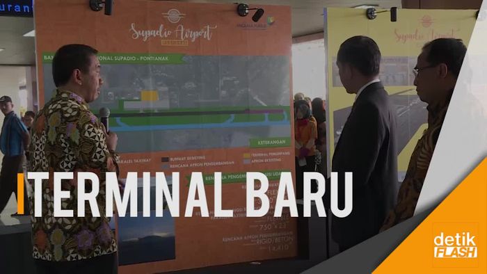 Baru Diresmikan, Jokowi Puji Ornamen di Terminal Baru Bandara Supadio