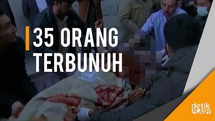 Kejam! Bom Bunuh Diri di Afganistan Tewaskan Puluhan Orang