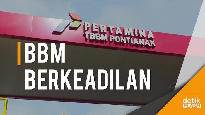 Resmikan BBM Satu Harga, Jokowi: Biayanya Tak Sampai Rp 1 Triliun