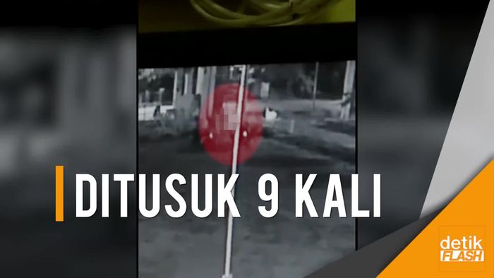 Sadis! Video CCTV Penusukan Ketua Panwascam di Banjarnegara