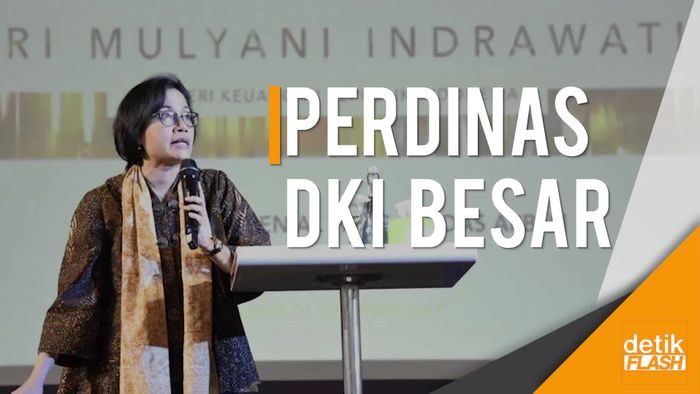 Singgung Anggaran Perdinas DKI, Sri Mulyani: Tak Ada Unsur Politis   