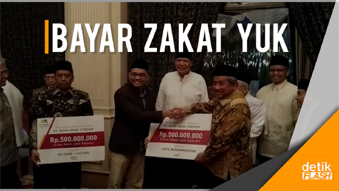Bank Mega Syariah Salurkan Zakat Rp 3,6 Miliar
