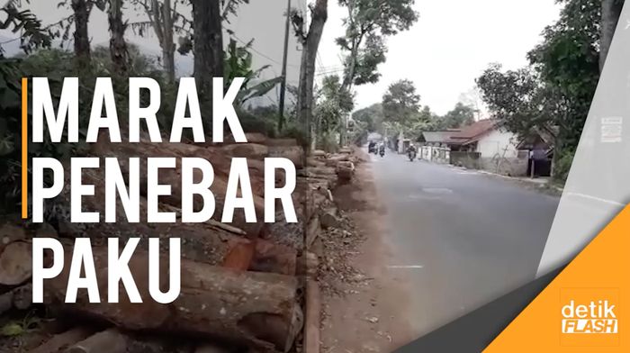 Waspada Ranjau Paku di Jalur Alternatif Bandung-Sumedang