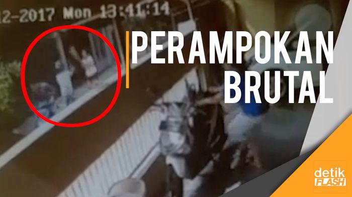 CCTV Maling Tembak Pemilik Rumah di Tangerang