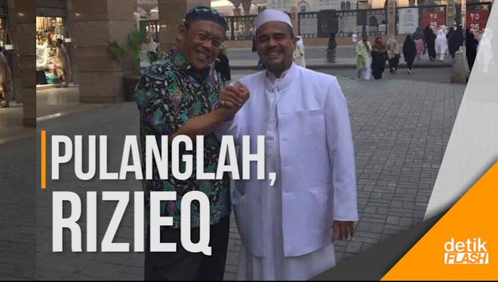 Rizieq Perpanjang Visa, Polisi: Sebagai Warga Yang Baik, Pulanglah