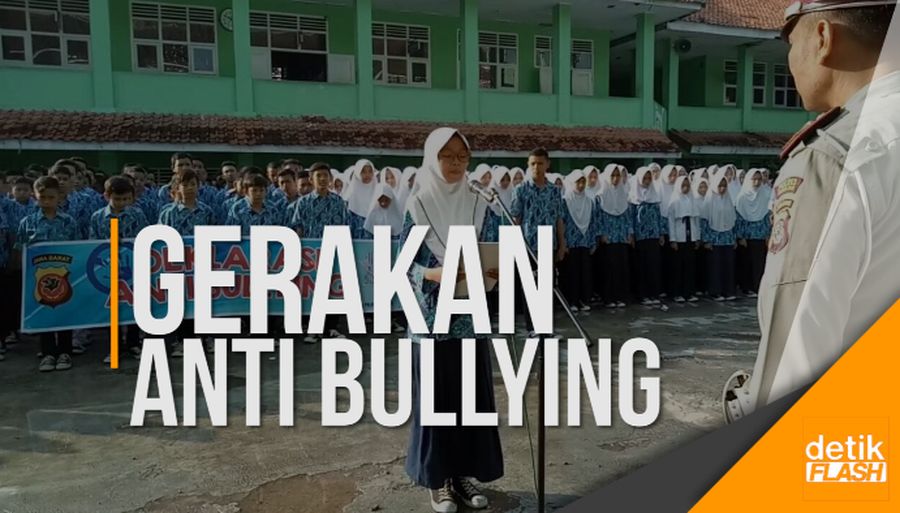 Gerakan Pelajar SD dan SMP di Cianjur Anti Bullying