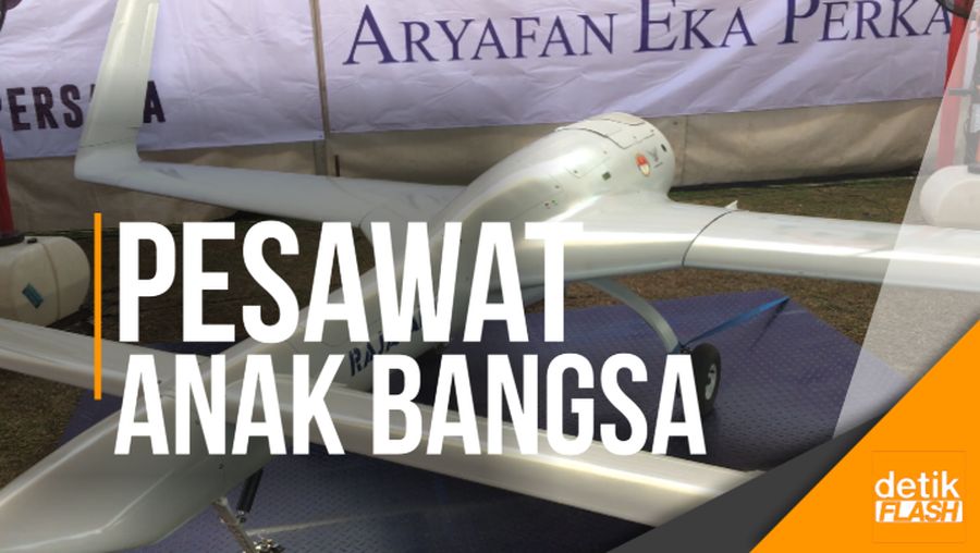 Intip Uji Coba Pesawat Tanpa Awak Karya Anak Bangsa