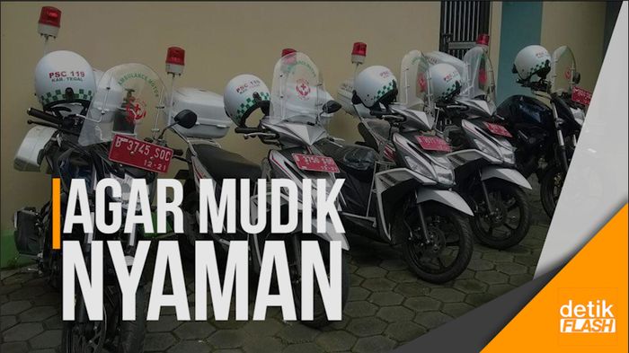 Ambulans Motor Siap Layani Pemudik