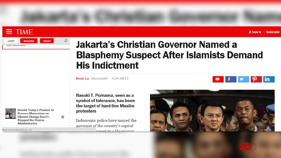  Berita Ahok Tersangka Pun Mendunia