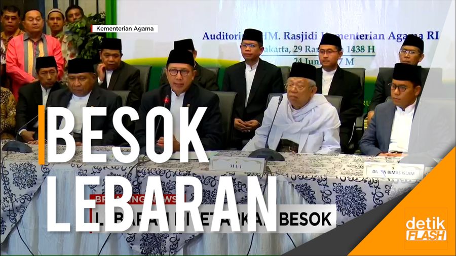 Pemerintah Tetapkan 1 Syawal 1438 H Jatuh pada 25 Juni