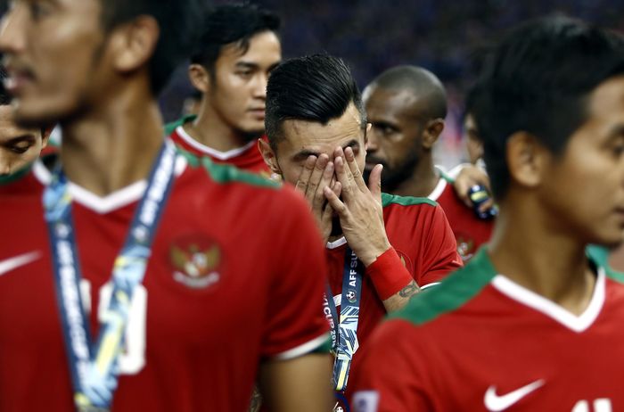 Kesedihan Penggawa Indonesia Ditekuk 2-0 Oleh Thailand